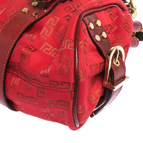 versace bag red|versace collection saddle bag.